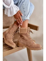 Dámské pracovní boty na zip hnědé model 21667411 - Boto Dámské pracovní boty na zip hnědé model 21667411 - Boto