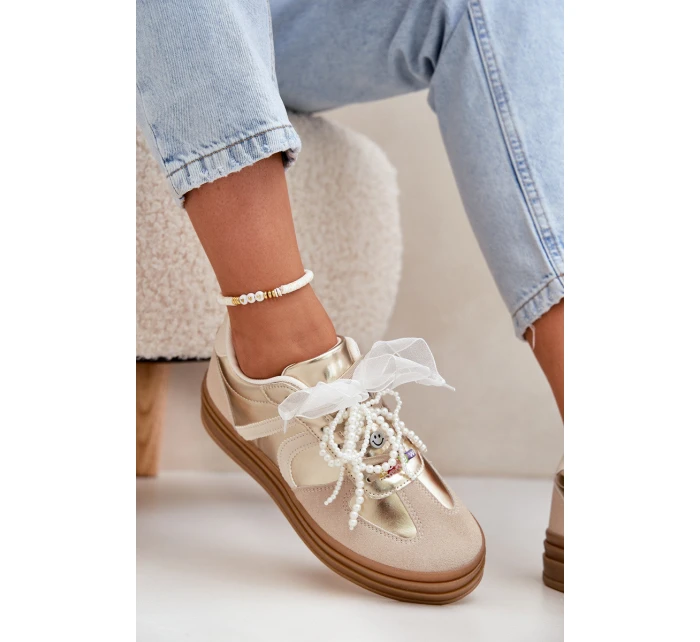 Dámské Tenisky Na Platformě S Ozdobami model 21688417 - Boto Dámské Tenisky Na Platformě S Ozdobami model 21688417 - Boto