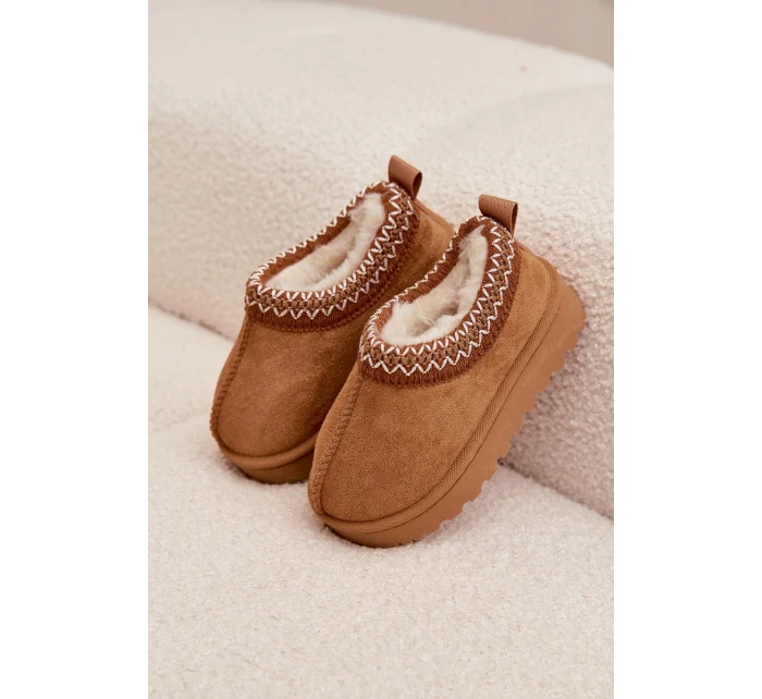 Dětské sněhule s výšivkou Camel model 21711227 - Boto