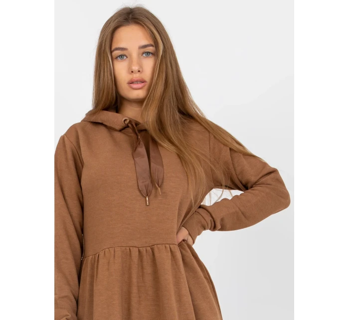 Šaty D10027C30287A6 hnědé