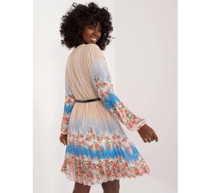 Šaty DHJ SK 10201 1.85 světle béžová Šaty DHJ SK 10201 1.85 světle béžová