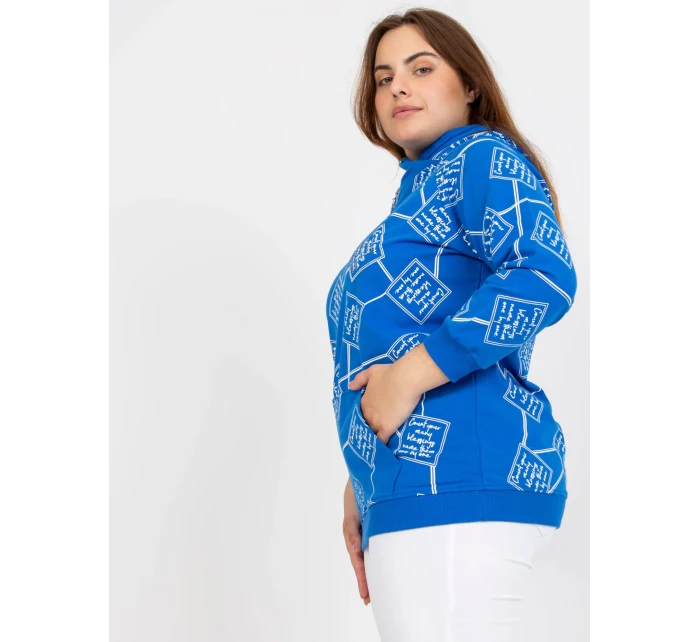 Dámská mikina RV BL 7566.69P tmavě modrá