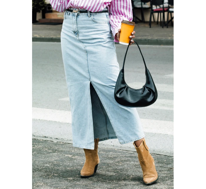 Modrá džínová sukně VIRTON FashionStreet CY0463 Modrá džínová sukně VIRTON FashionStreet CY0463