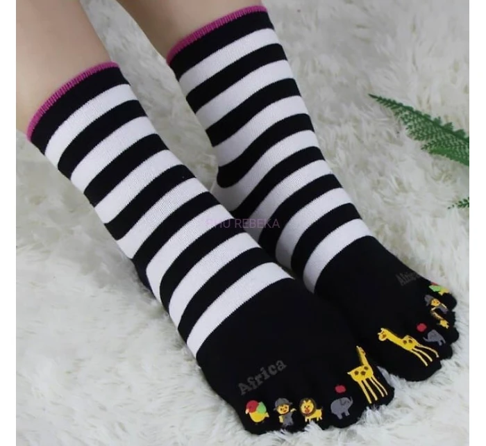 Ponožky Rebeka 44002 Africa Toe 35-38