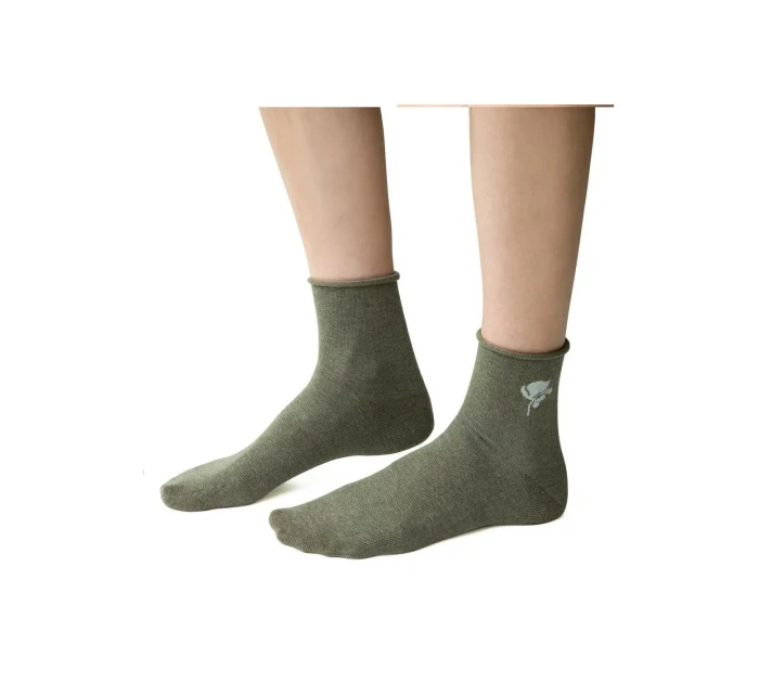 Vzorované netlačící ponožky Steven art.099 35-40