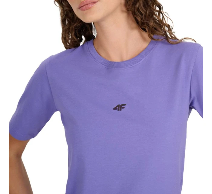 Dámské tričko 4F F2971 fialové 4FWAW25TTSHF2971 51S Dámské tričko 4F F2971 fialové 4FWAW25TTSHF2971 51S
