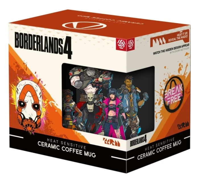 Dobrá kořist Borderlands 4 Vault Keeper Glitch Heat Reveal Mug Dobrá kořist Borderlands 4 Vault Keeper Glitch Heat Reveal Mug