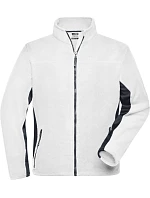 Daiber JN 842 Pánská pracovní mikrofleecová bunda - Strong 02.0842 white/carbon Daiber JN 842 Pánská pracovní mikrofleecová bunda - Strong 02.0842 white/carbon