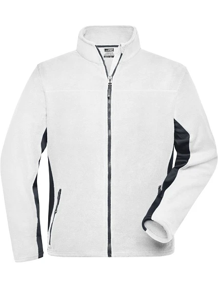 Daiber JN 842 Pánská pracovní mikrofleecová bunda - Strong 02.0842 white/carbon Daiber JN 842 Pánská pracovní mikrofleecová bunda - Strong 02.0842 white/carbon