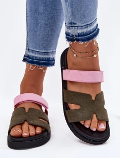 Dámské Pantofle Na Suchý Zip model 21697746 - VINCEZA