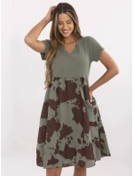 Sukienka DHJ SK model 21142128 khaki - FPrice