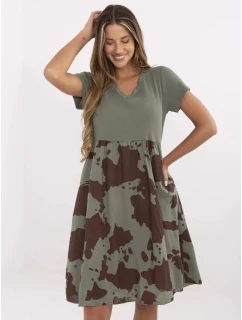 Sukienka DHJ SK model 21142128 khaki - FPrice