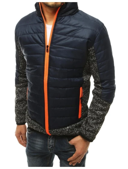 Pánská přechodná bunda tmavě modrá Dstreet TX3783z Pánská přechodná bunda tmavě modrá Dstreet TX3783z