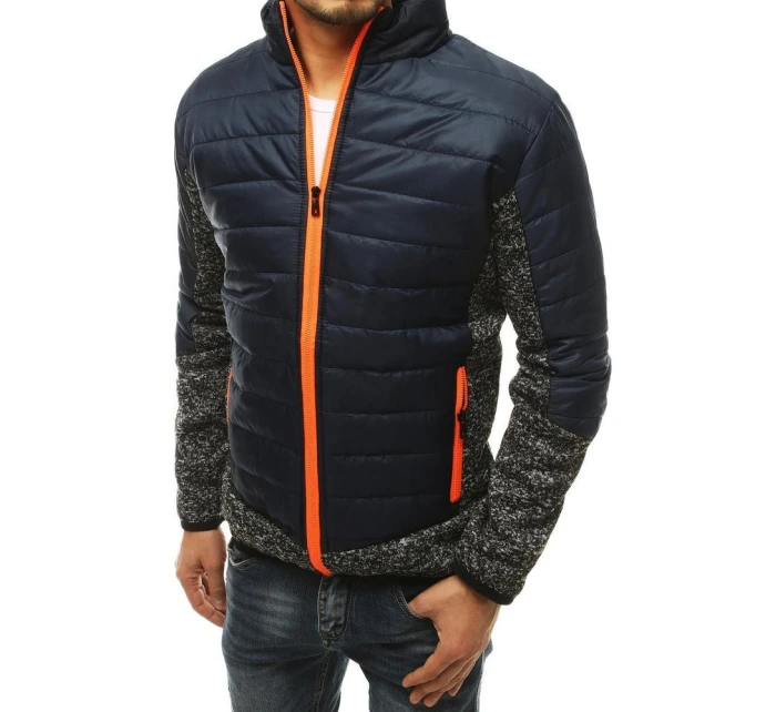 Pánská přechodná bunda tmavě modrá Dstreet TX3783z Pánská přechodná bunda tmavě modrá Dstreet TX3783z