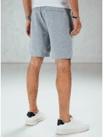 FashionStreet šedé pánské teplákové kraťasy SX2488