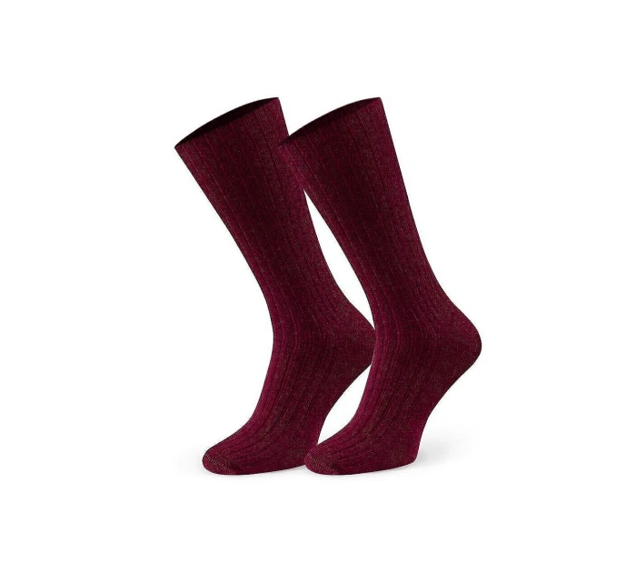 Ponožky Steven art.185 vlněné žebrované dámské 35-40