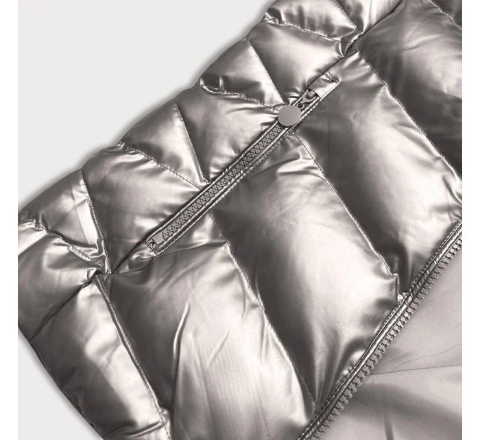 BŁYSZCZĄCA DAMSKA KURTKA ZIMOWA Z KAPTUREM model 21243713 - J.STYLE BŁYSZCZĄCA DAMSKA KURTKA ZIMOWA Z KAPTUREM model 21243713 - J.STYLE