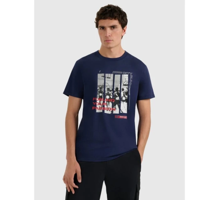 Pánské tričko s potiskem 4F 4FRAW25TTSHM3364-31S Pánské tričko s potiskem 4F 4FRAW25TTSHM3364-31S