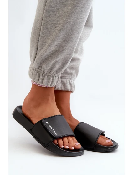 Dámské žabky model 21665920 Černé - 4F Dámské žabky model 21665920 Černé - 4F