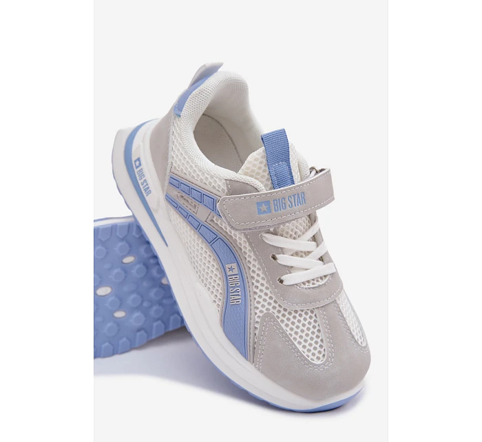 Dětské sportovní boty Big Star TT374153 HI-POLY SYSTEM Bílomodré Dětské sportovní boty Big Star TT374153 HI-POLY SYSTEM Bílomodré