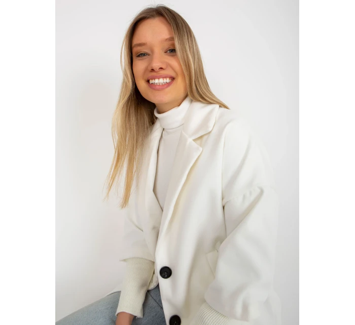 Dámský kabát TW CZ BI 2021799.51 ecru - FPrice