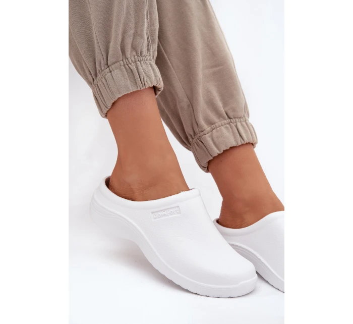 Dámské pěnové pantofle – bílé Parissa