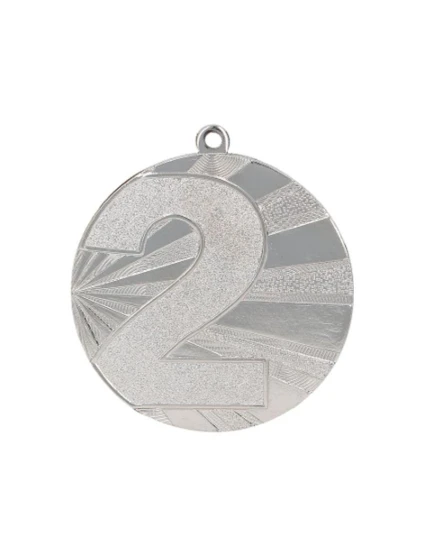 Stříbrná ocelová medaile druhé místo