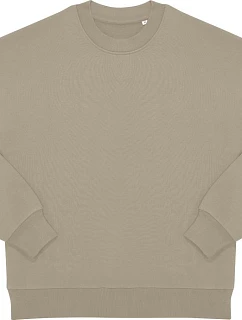 B&C Influence Crew Těžká oversize unisex mikina 01.IC01 mastic