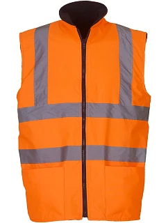 HV HiVis Oboustranná Fleecová Vesta 79. hi vis orange model 22501564 - Yoko