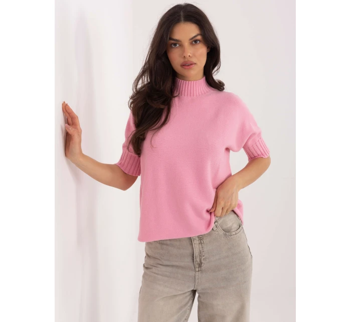 Sweter MI SW model 21819063 różowy - FPrice Sweter MI SW model 21819063 różowy - FPrice