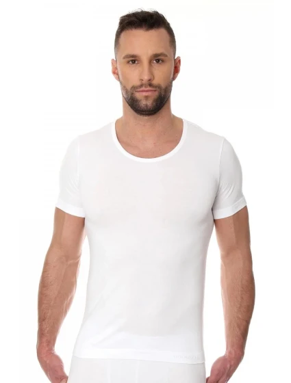 Pánské tričko model 18983157 white - Brubeck Pánské tričko model 18983157 white - Brubeck