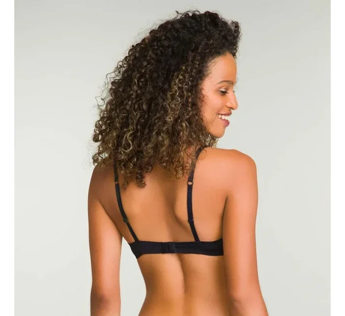 Dámská push-up podprsenka bez kostic DIM INVISIFREE PUSH UP BRA - DIM - černá