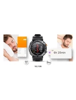 VELTORI VT130-1 Smartwatch Černý silikonový řemínek