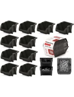 BINEER SHORT 10DÍLNÁ SADA DÍLENSKÝCH PODNOSŮ ČERNÁ KISTENBERG BINEER SHORT 10DÍLNÁ SADA DÍLENSKÝCH PODNOSŮ ČERNÁ KISTENBERG