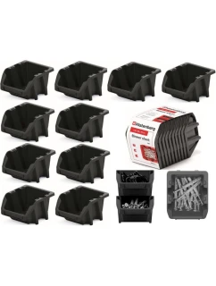 BINEER SHORT 10DÍLNÁ SADA DÍLENSKÝCH PODNOSŮ ČERNÁ KISTENBERG