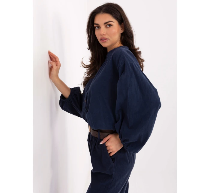 Koszula IT KS model 21722833 granatowy - FPrice Koszula IT KS model 21722833 granatowy - FPrice