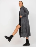 Dámský svetr LC SW model 17650084 tmavě šedý - FPrice Dámský svetr LC SW model 17650084 tmavě šedý - FPrice