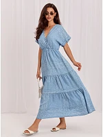 Dámské šaty IT SK model 22366734 světle modré - FPrice Dámské šaty IT SK model 22366734 světle modré - FPrice