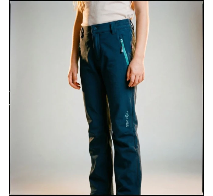 softshellové kalhoty Kids modré model 21352054 - Trollkids