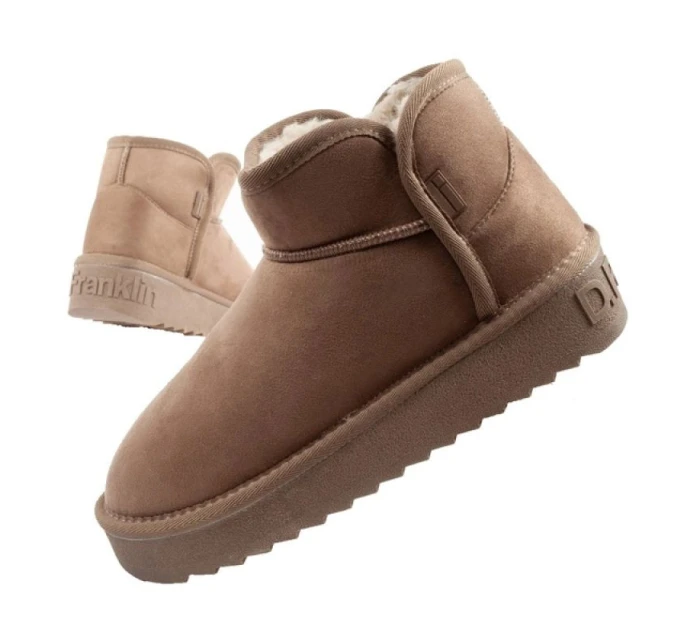 snow boots winter  boots brown kotníkové boty dámské model 21405947 - D.Franklin