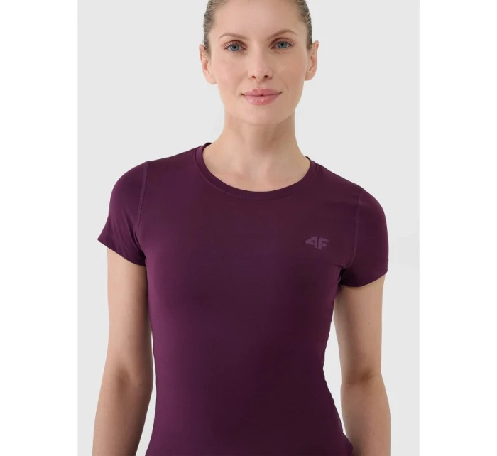 Dámské tréninkové tričko regular rychleschnoucí 4F 4FRSS25TFTSF1235-50S Dámské tréninkové tričko regular rychleschnoucí 4F 4FRSS25TFTSF1235-50S