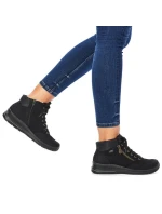 Nepromokavé kožené zateplené boty Rieker W RKR567 Nepromokavé kožené zateplené boty Rieker W RKR567