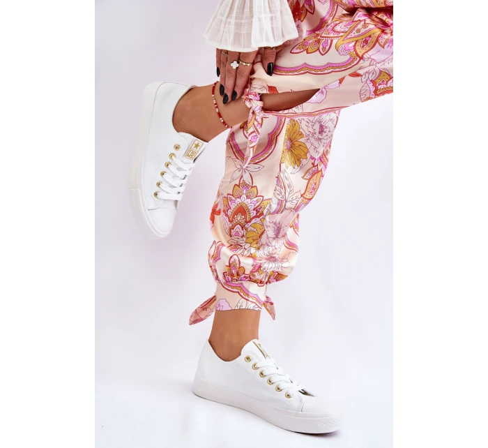 Dámské Klasické Tenisky Bílé a zlatá model 21607873 - EVENTO