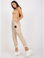 Spodnie DHJ SP model 21271925 beżowy - FPrice Spodnie DHJ SP model 21271925 beżowy - FPrice