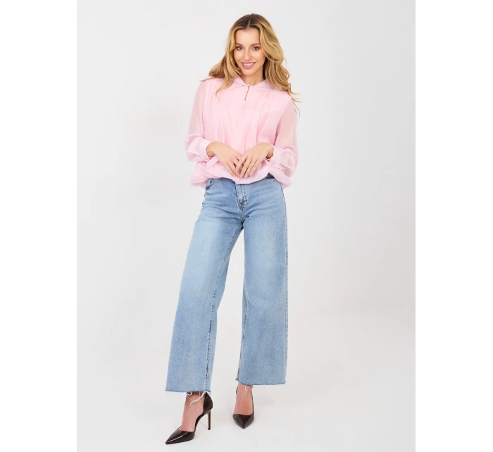 Bluzka IT BZ model 21902652 jasny różowy - FPrice Bluzka IT BZ model 21902652 jasny różowy - FPrice