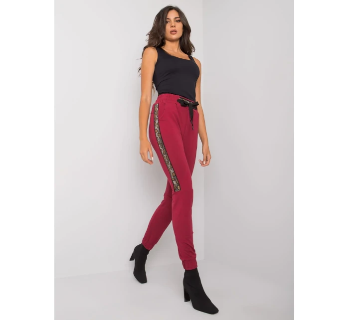 Tepláky RV DR 6891.54 kaštanová