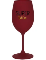 SUPER TÁTA - bordo sklenice na víno 350 ml SUPER TÁTA - bordo sklenice na víno 350 ml