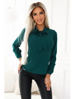 Dámská halenka 140-24 Tmavě zelená - Numoco