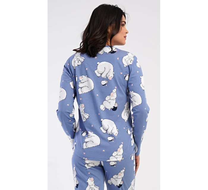 Dámské pyžamo dlouhé a model 21417091 - Vienetta