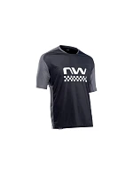 Cyklistický dres NORTHWAVE Edge Jersey Short Sleeve – černý/tmavě zelený Cyklistický dres NORTHWAVE Edge Jersey Short Sleeve – černý/tmavě zelený